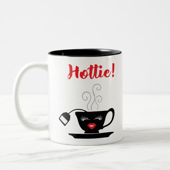 Black 11 oz Two-Tone Mug (Left)