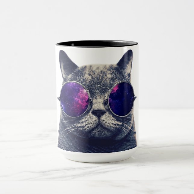 Black 15 oz Combo Mug (Center)