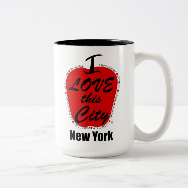 Black 15 oz Two-Tone Mug (Right)