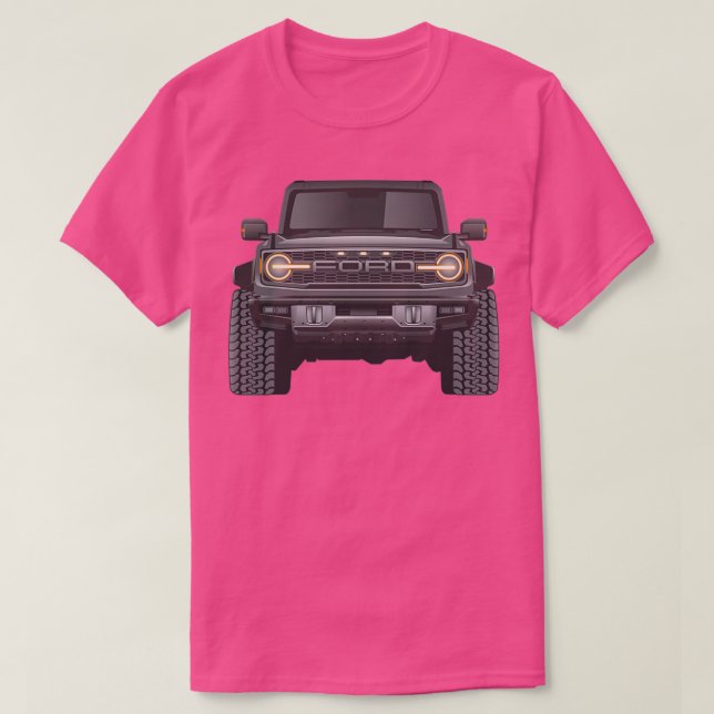 BLACK 2022 BRONCO RAPTOR  T-Shirt (Design Front)