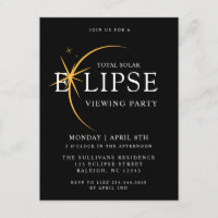  Black 2024 Total Solar Eclipse Viewing Party
