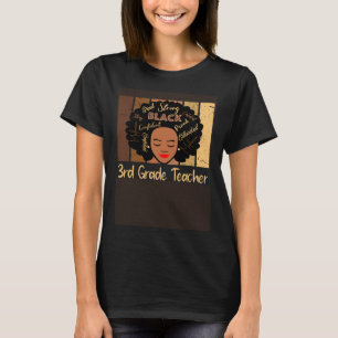 Black 3rd Grade Teacher Love African American T-Shirt
