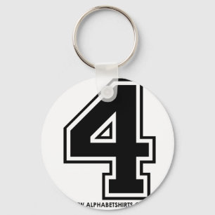 Black 4 key ring