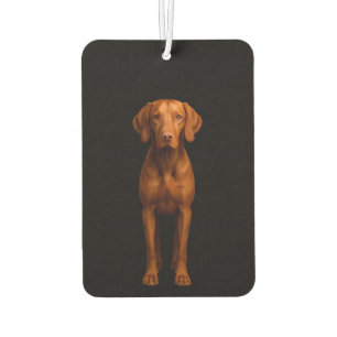 Black 4 Luxe Car Air Fresheners, Agile Vizsla Dog Car Air Freshener