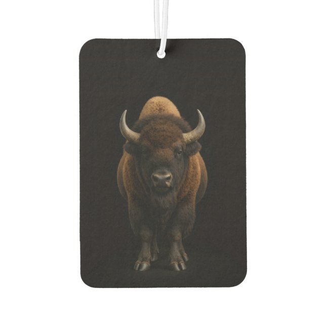 Black 4 Luxe Car Air Fresheners American Bison (Back)