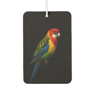 Black 4 Luxe Car Air Fresheners, Eastern Rosella Car Air Freshener