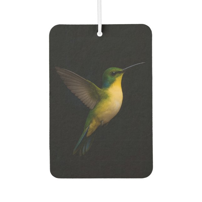 Black 4 Luxe Car Air Fresheners, Flying Bird Freshener (Front)