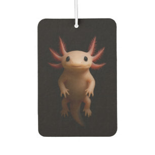 Black 4 Luxe Car Air Fresheners, Mexican Axolotl Freshener
