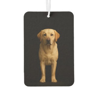 Black 4 Luxe Car Air Fresheners Minimal Labrador