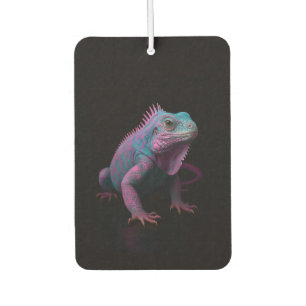 Black 4 Luxe Car Air Fresheners, Pink Iguana Car Air Freshener