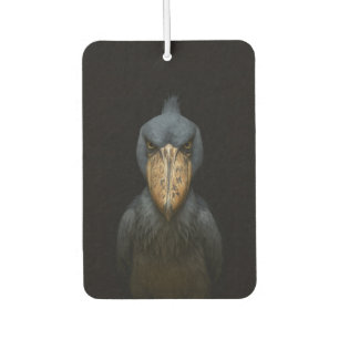 Black 4 Luxe Car Air Fresheners, Shoebill Bird Car Air Freshener