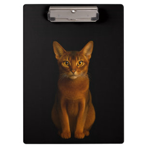 Black 4 Luxe Clipboard, Abyssinian Beauty Clipboard
