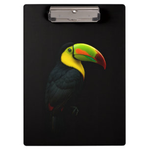 Black 4 Luxe Clipboard, Keel Billed Tucan Clipboard