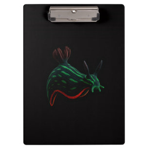 Black 4 Luxe Clipboard, Neon Sea Slug Clipboard