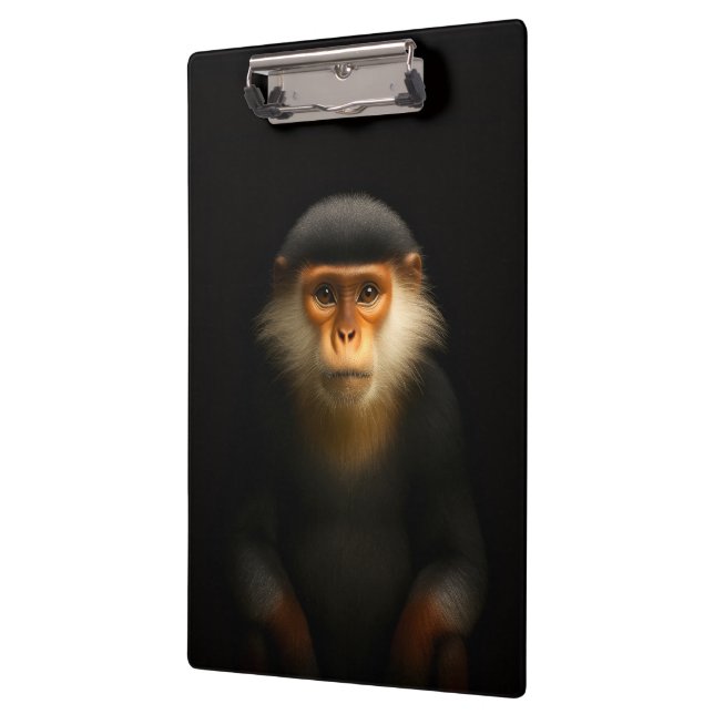 Black 4 Luxe Clipboard, Red Douc Langur Clipboard (Left)