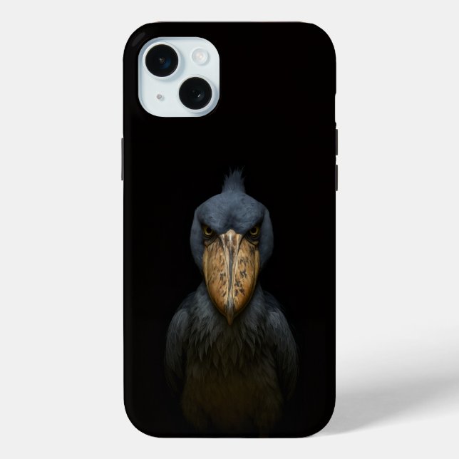 Black 4 Luxe, Exotic Shoebill Bird Case-Mate iPhone Case (Back)