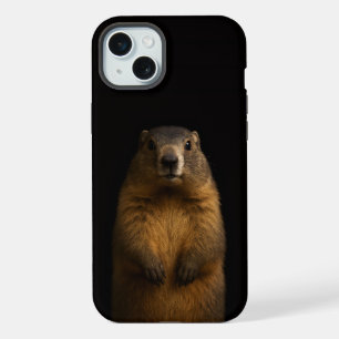 Black 4 Luxe, Fluffy Marmot iPhone 15 Plus Case