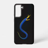 Black 4 Luxe Galaxy S21 Case, Blue Ribbon Eel