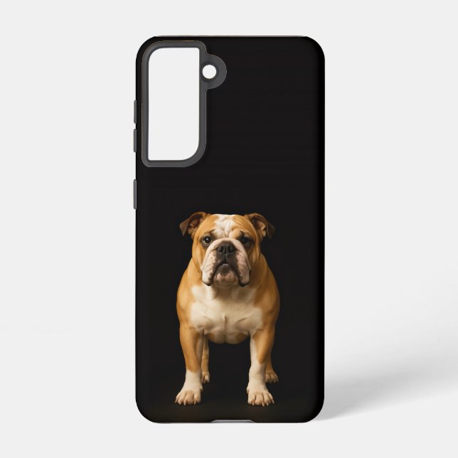 Black 4 Luxe  Galaxy S21 Case, Stamina Bulldog Samsung Galaxy S21 Case (Back)