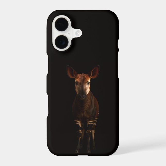 Black 4 Luxe Galaxy S21 Plus, Forest Okapi Samsung Galaxy S21+ Case (Back)