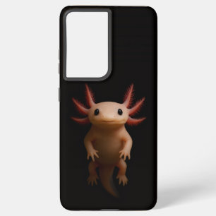 Black 4 Luxe Galaxy S21 Plus, Mexican Axolotl Samsung Galaxy Case