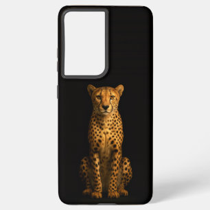 Black 4 Luxe Galaxy S21 Plus, Sleek Cheetah Samsung Galaxy Case