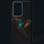 Black 4 Luxe Galaxy S21 Ultra Case, Flying Bird Samsung Galaxy Case<br><div class="desc">Add a touch of refined elegance to your everyday tech with our Black 4 Luxe Samsung Galaxy S21 Ultra Case featuring a Blue-Golden Hummingbird in motion. Designed with meticulous attention to detail, this striking artwork captures a luminous bird with deep blue feathers and radiant golden tones, gracefully hovering against a...</div>