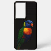 Black 4 Luxe Galaxy S21 Ultra, Lorikeet Parrot