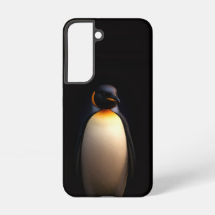Black 4 Luxe Galaxy S22 Case, Emperor Penguin Samsung Galaxy Case