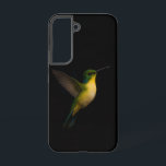 Black 4 Luxe Galaxy S22 Case, Flying Bird Samsung Galaxy Case<br><div class="desc">Add a touch of refined artistry to your everyday tech with our Black 4 Luxe Samsung Galaxy S22 Case featuring a flying bird in motion. Designed with meticulous attention to detail, this elegant composition captures a luminous green and gold hummingbird gracefully suspended against a deep black background. The minimalist contrast...</div>