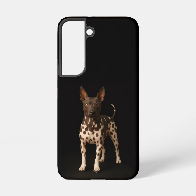 Black 4 Luxe Galaxy S22 Case, Hairless Terrier Samsung Galaxy S22 Case (Back)