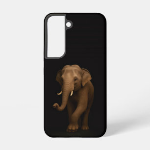 Black 4 Luxe Galaxy S22 Case, Indian Elephant Samsung Galaxy Case