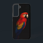 Black 4 Luxe Galaxy S22 Case, Scarlet Parrot Samsung Galaxy Case<br><div class="desc">Add a touch of tropical sophistication to your everyday tech with our Black 4 Luxe Samsung Galaxy S22 Case featuring a Scarlet Parrot in radiant colour. Designed with meticulous attention to detail, this captivating artwork showcases the vivid beauty of a scarlet parrot, its feathers glowing in brilliant shades of red,...</div>