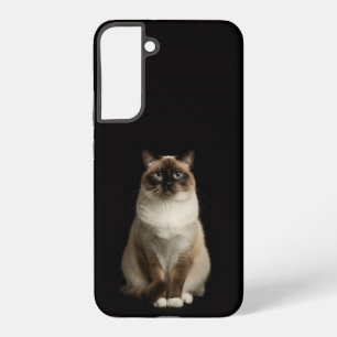 Black 4 Luxe Galaxy S22 Plus, Birmanese Cat Samsung Galaxy Case