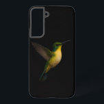 Black 4 Luxe Galaxy S22 Plus Case, Flying Bird Samsung Galaxy Case<br><div class="desc">Add a touch of modern sophistication to your everyday tech with our Black 4 Luxe Samsung Galaxy S22 Plus Case featuring a flying bird in motion. Designed with meticulous attention to detail, this striking artwork captures a luminous green and gold hummingbird suspended mid-flight against a deep black background. The minimalist...</div>