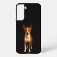 Black 4 Luxe Galaxy S22 Plus, Classy Basenji Dog