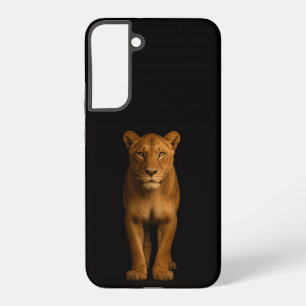 Black 4 Luxe Galaxy S22 Plus, Noble Lioness Samsung Galaxy Case