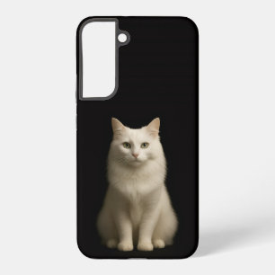 Black 4 Luxe Galaxy S22 Plus, Turkish Angora Cat Samsung Galaxy Case