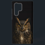 Black 4 Luxe Galaxy S22 Ultra Case, Golden Eye Owl Samsung Galaxy Case<br><div class="desc">Add a touch of nocturnal elegance to your everyday tech with our Black 4 Luxe Galaxy S22 Ultra Case featuring a Golden-Eyed Owl. Designed with meticulous attention to detail, this mesmerising artwork captures the owl’s piercing golden gaze and intricate feather detail, vividly contrasted against a deep black background. The powerful...</div>