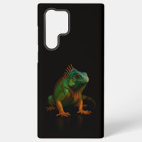 Black 4 Luxe Galaxy S22 Ultra, Green Iguana