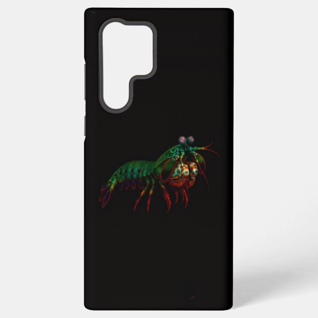 Black 4 Luxe Galaxy S22 Ultra, Mantis Shrimp Samsung Galaxy S22 Ultra Case (Back)