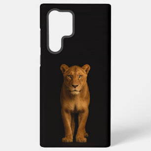 Black 4 Luxe Galaxy S22 Ultra, Noble Lioness Samsung Galaxy Case
