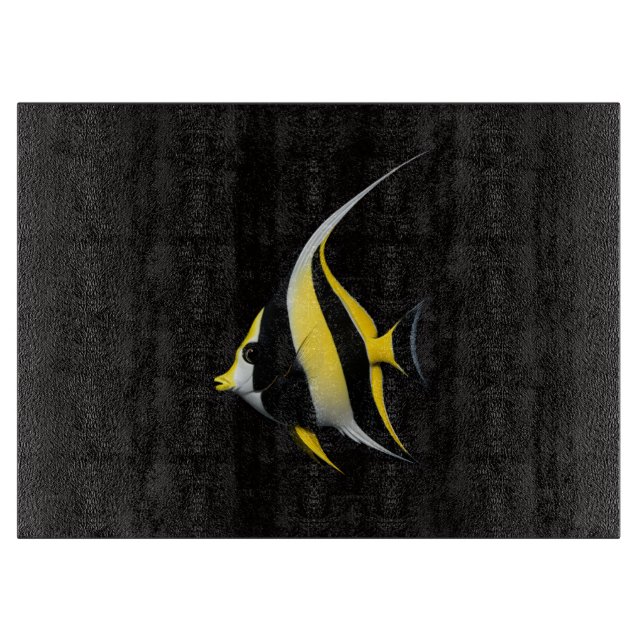 Black 4 Luxe Glass board  Moorish Idol (Front)