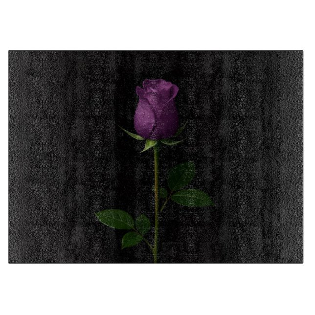 Black 4 Luxe Glass board Royal Violet Rose (Front)