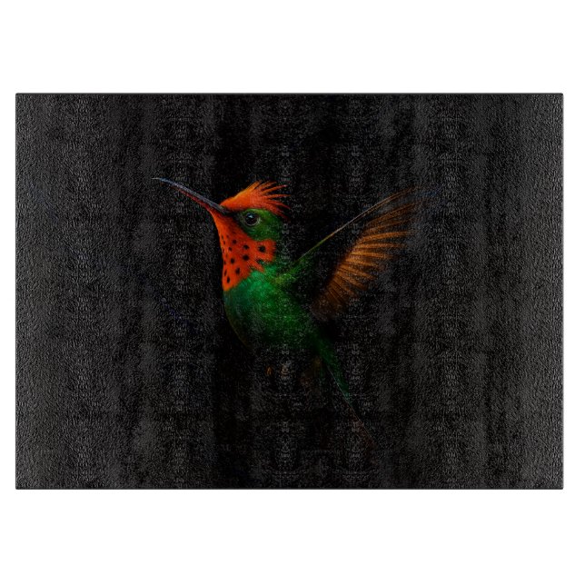 Black 4 Luxe Glass board Tufted Coquette (Front)