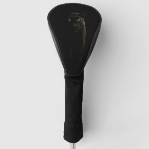 Black 4 Luxe Golf Driver Cover, Black Panther Head Cover