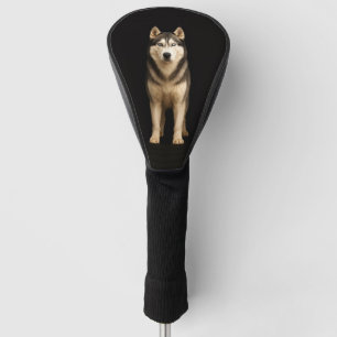 Black 4 Luxe Golf Driver Cover, Icy Elite Husky Head Cover