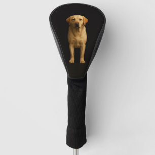 Black 4 Luxe Golf Driver Cover Minimalist Labrador