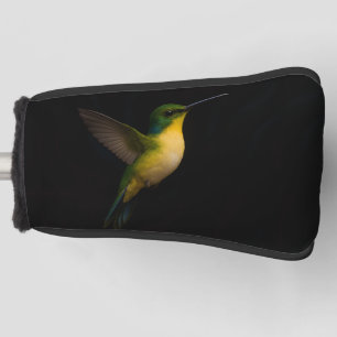 Black 4 Luxe Golf Putter Cover with Flying Bird