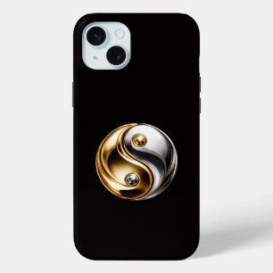Black 4 Luxe, Harmony Yin Yang iPhone 15 Plus iPhone 15 Mini Case